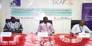 Atelier de formation sur les enjeux et l’usage des plateformes numériques : le président du CSC ouvre les travaux